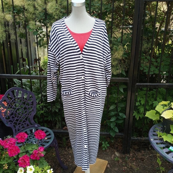 VINTAGE 80's Cardigan/Tank Top Size Large - Picture 4 of 10